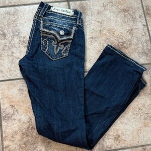 Rock Revival Deep Blue Boot Cut Jeans